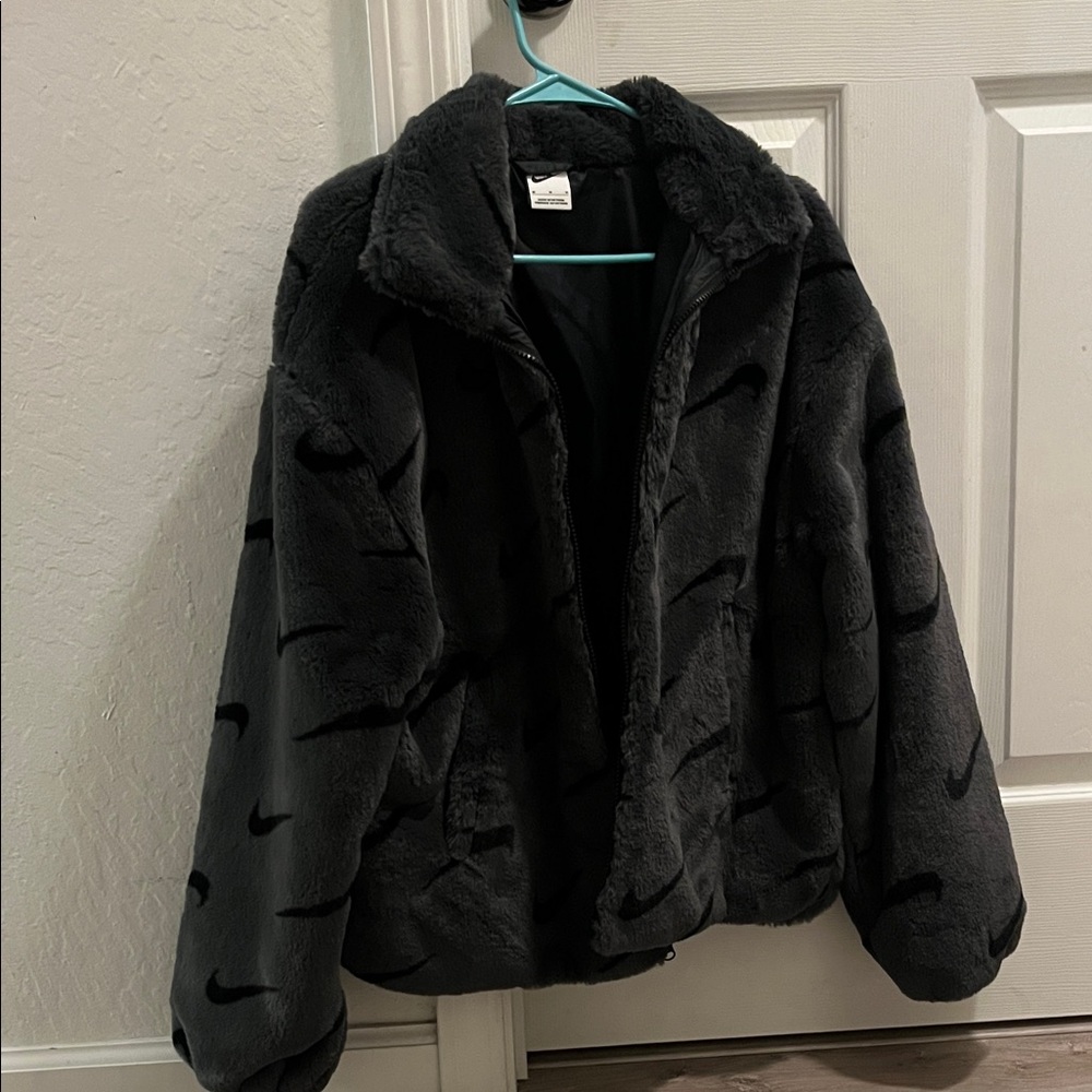 Nike Charcoal Fleece Jacket